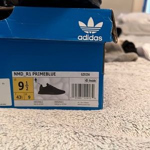 Mens Adidas NMD US 9.5 black NEW never worn
